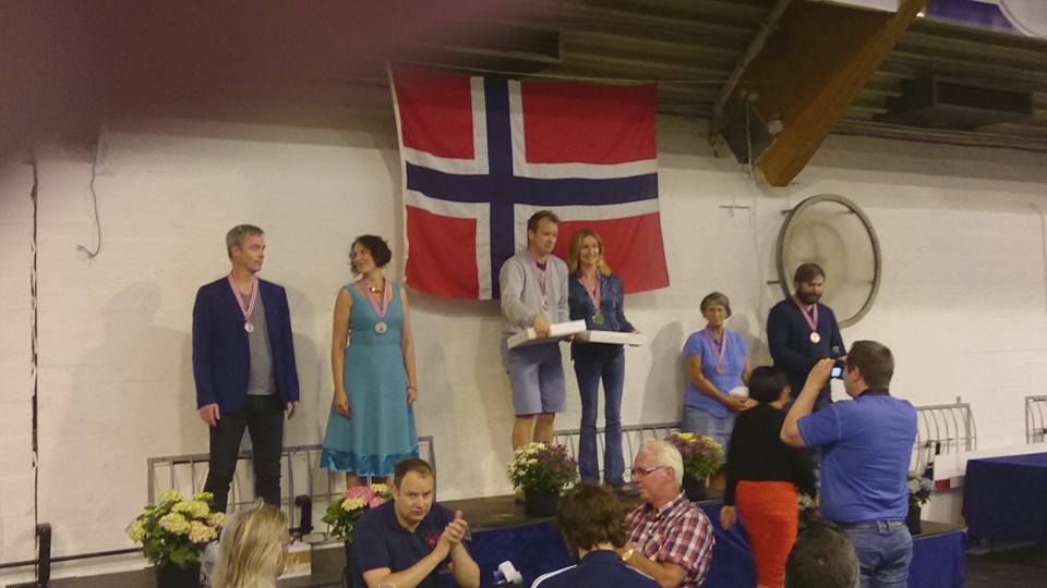 Bridgefestivalen 2016-1. Gratulerer Iwona og Johan! Fantastisk bra! Og gratulerer Per og Lars!